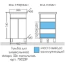 Тумба под раковину СанТа Марс 50 700239 Белая МДФ / ЛДСП