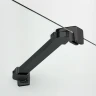 Шторка для ванны New Trendy NEW SOLEO Black x60 P-0078