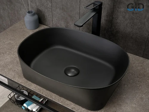 Раковина-чаша Gid Creativo 53 N9028bg 53380 цвет Черный графит
