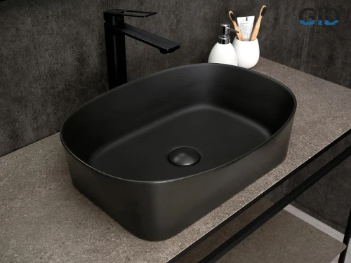 Раковина-чаша Gid Creativo 53 N9028bg 53380 цвет Черный графит