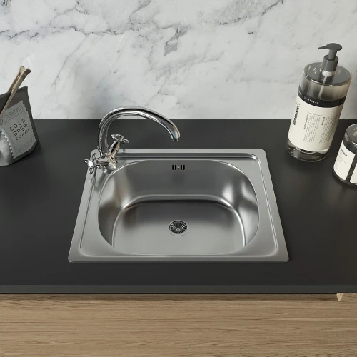 Кухонная мойка Domaci Равенна 50 DCL 500*400 (6) 1T цвет Сталь
