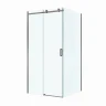 Душевой уголок BelBagno Soft Close-2 100x100 SOFT_CLOSE-2-A-1-100-C-GM профиль Оружейная сталь стекло прозрачное
