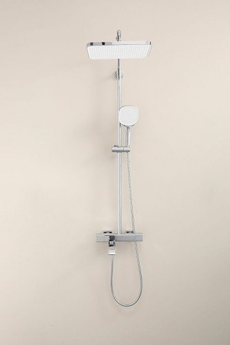 Душевая система Raglo R22.26 с термостатом Хром латунь на стену