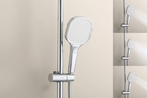 Душевая система Raglo R22.26 с термостатом Хром латунь на стену