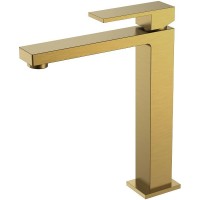 Смеситель для раковины Boheme Qubic 472-BR Бронза латунь