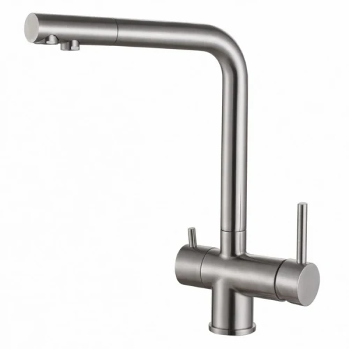 Смеситель для кухни ZorG Inox SZR-7039 Хром