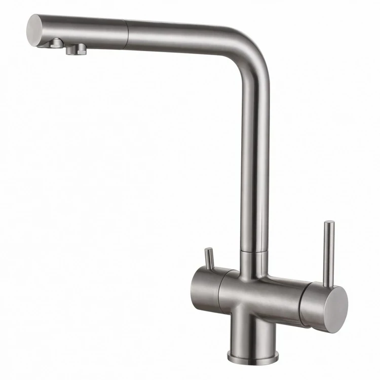 Смеситель для кухни ZorG Inox SZR-7039 Хром