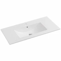 Раковина Vincea 100 VBS-13100 Белая фарфор полувстраиваемая