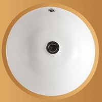 Раковина CeramaLux 39 NYJ848/1 Белая фаянс встраиваемый