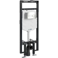 Инсталляция WasserKRAFT Dinkel 58TLT.010.ME.BN03 для унитаза с клавишей смыва Никель