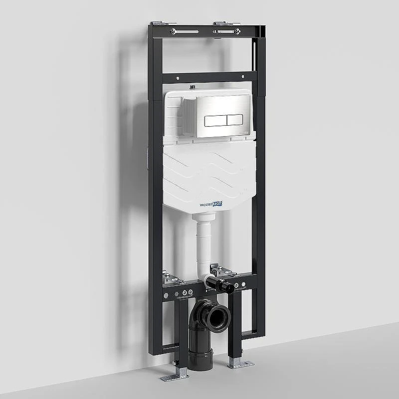 Инсталляция WasserKRAFT Dinkel 58TLT.010.ME.BN03 для унитаза с клавишей смыва Никель