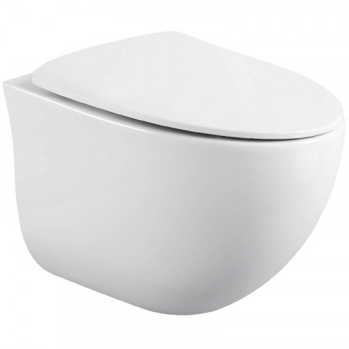 Унитаз Black&amp;White Universe W-751 751w00 подвесной с сиденьем Микролифт фарфор подвесной