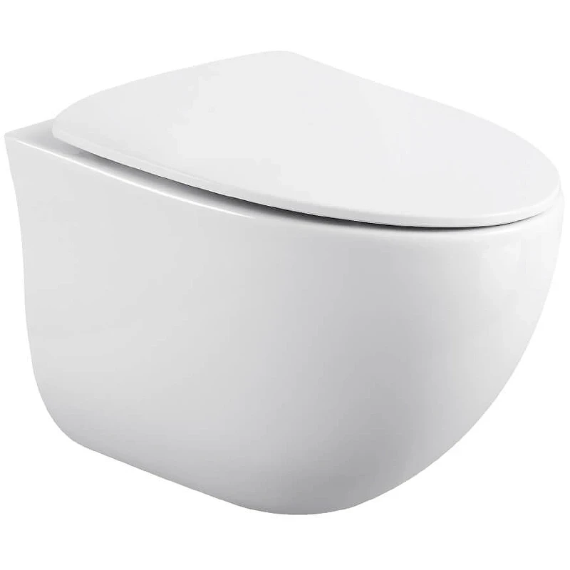 Унитаз Black&White Universe W-751 751w00 подвесной с сиденьем Микролифт фарфор подвесной