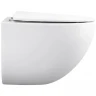 Унитаз Black&White Universe W-751 751w00 подвесной с сиденьем Микролифт фарфор подвесной