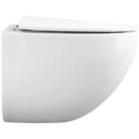 Унитаз Black&amp;White Universe W-751 751w00 подвесной с сиденьем Микролифт фарфор подвесной