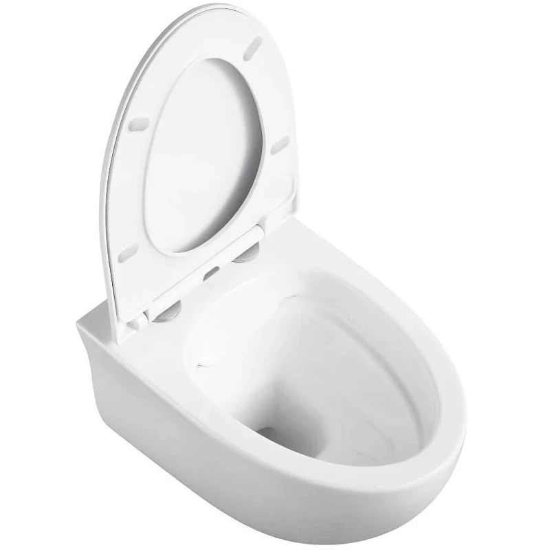 Унитаз Black&White Universe W-751 751w00 подвесной с сиденьем Микролифт фарфор подвесной