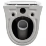 Унитаз Black&White Universe W-751 751w00 подвесной с сиденьем Микролифт фарфор подвесной