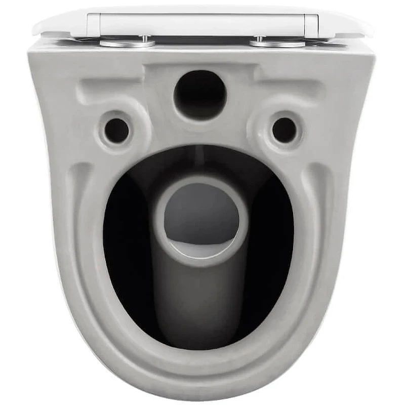 Унитаз Black&White Universe W-751 751w00 подвесной с сиденьем Микролифт фарфор подвесной