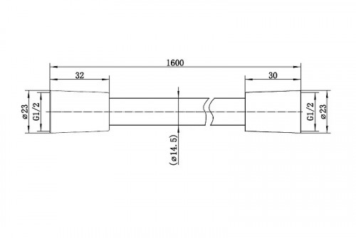 Душевой шланг Splendy AA214MAGM цвет Золото матовое