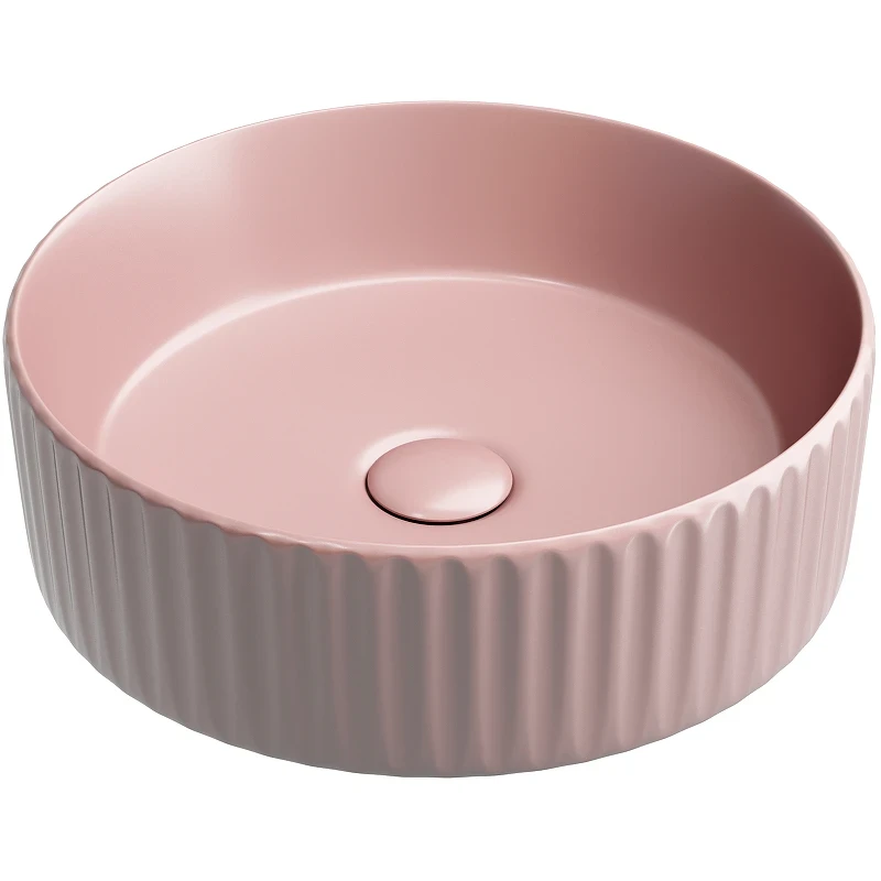 Раковина-чаша Ceramicanova Element 36 CN6057MP Розовая матовая фарфор накладная