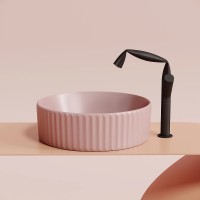 Раковина-чаша Ceramicanova Element 36 CN6057MP Розовая матовая фарфор накладная