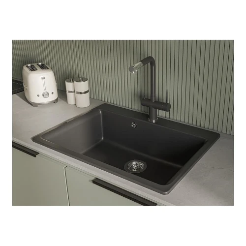 Смеситель для кухни Rivelato Lugano 1523513 antracite cromo цвет Антрацит Хром