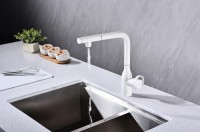 Смеситель для кухни Paulmark Urban Ur213104-431 Белый матовый латунь