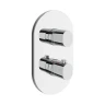 Смеситель для душа Ravak Chrome II CR II 063.00CR II.O2 X070455 с термостатом цвет Хром