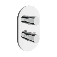 Смеситель для душа Ravak Chrome II CR II 063.00CR II.O2 X070455 с термостатом цвет Хром