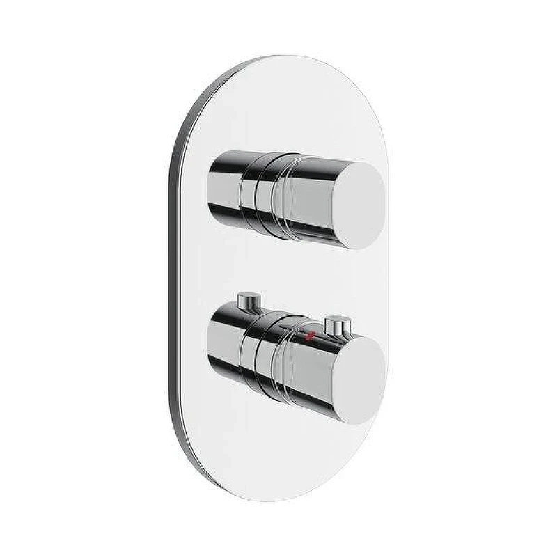 Смеситель для душа Ravak Chrome II CR II 063.00CR II.O2 X070455 с термостатом цвет Хром