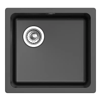 Кухонная мойка Rivelato Berkana BK-45 nero цвет Черный