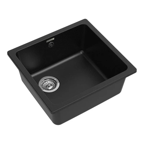 Кухонная мойка Rivelato Berkana BK-45 nero цвет Черный
