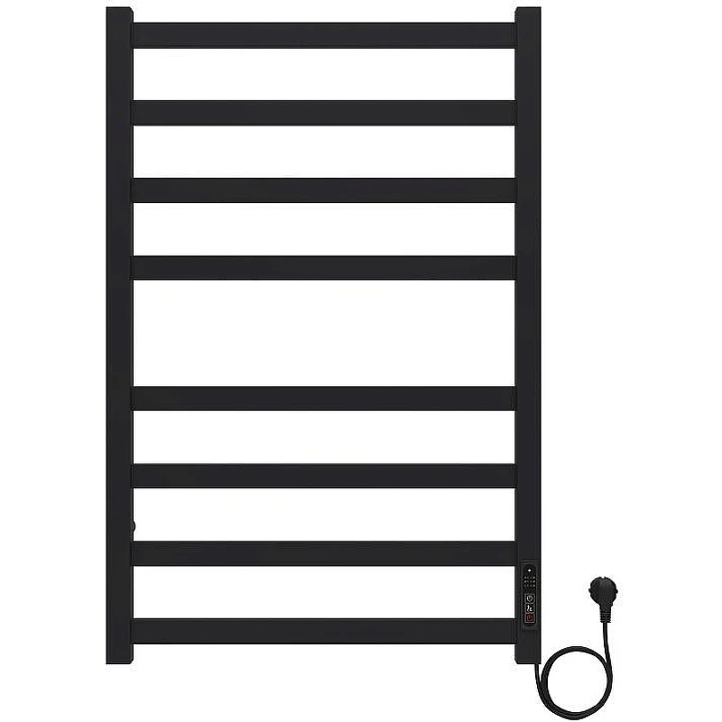 Электрический полотенцесушитель Azario Palermo 500x800 П8 AZ83858B диммер справа Черный
