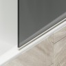 Шторка на ванну Maybah Glass MGV-614-2 600x1400 поворотная на монопетле Бронза стекло графитовое матовое