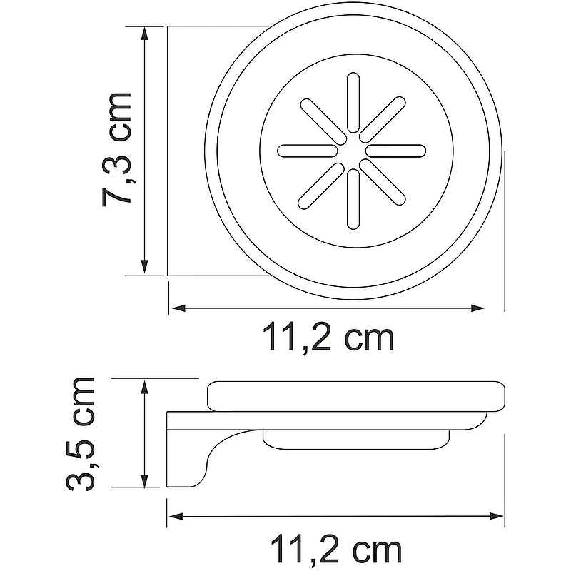 Мыльница WasserKRAFT Kammel K-8329W Белая матовая