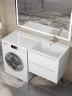 Раковина Uperwood Cosmos 120 R 291020412 с местом под стиральную машину цвет Белый глянцевый