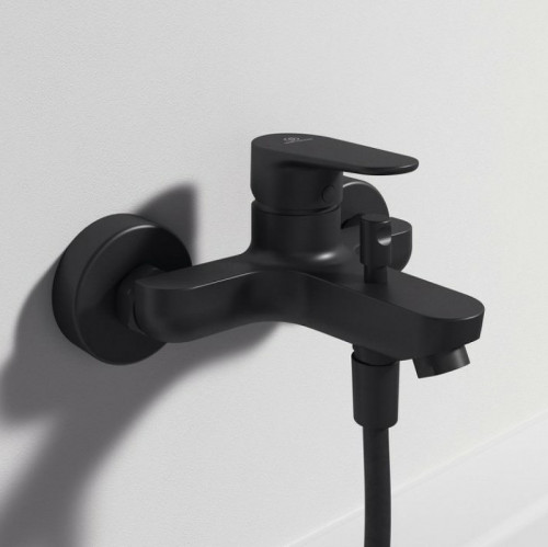 Смеситель для ванны Ideal Standard Cerafine Model O BC500XG Черный шелк латунь на стену