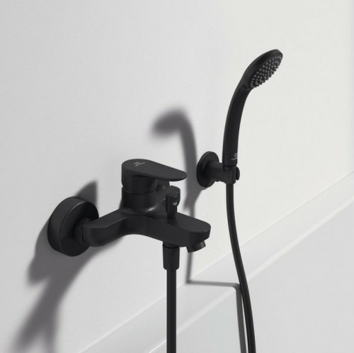 Смеситель для ванны Ideal Standard Cerafine Model O BC500XG Черный шелк латунь на стену