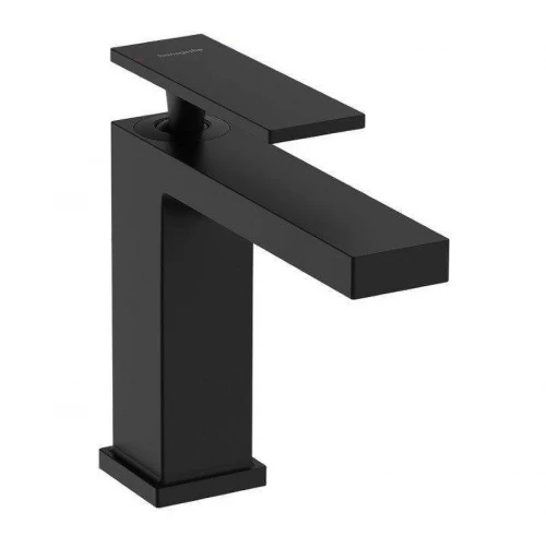 Смеситель для раковины Hansgrohe Tecturis E 73011670 цвет Черный матовый