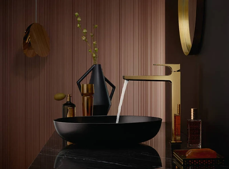 Смеситель для раковины Hansgrohe Metropol 32512990 Полированное золото латунь