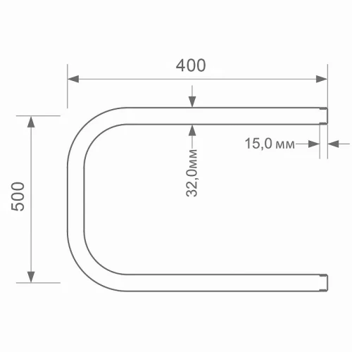 Водяной полотенцесушитель Mixline Simple P 50х40 556316 цвет Хром