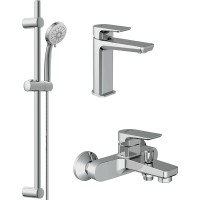 Комплект смесителей Cersanit Nature 64514 Хром латунь