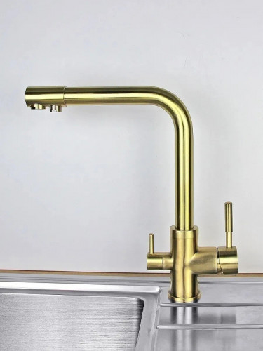 Смеситель для кухни Viko V-5034 Бронза латунь