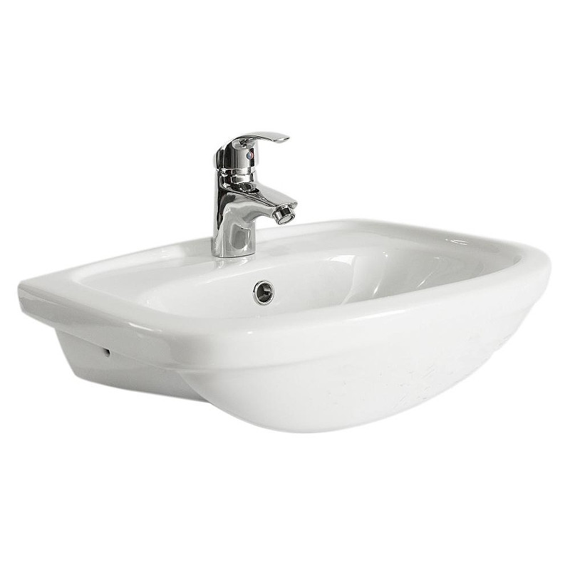 Тумба с раковиной DIWO Дмитров 50 цвет Белый