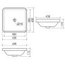 Раковина Ceramicanova Element 44 CN6077 Белая