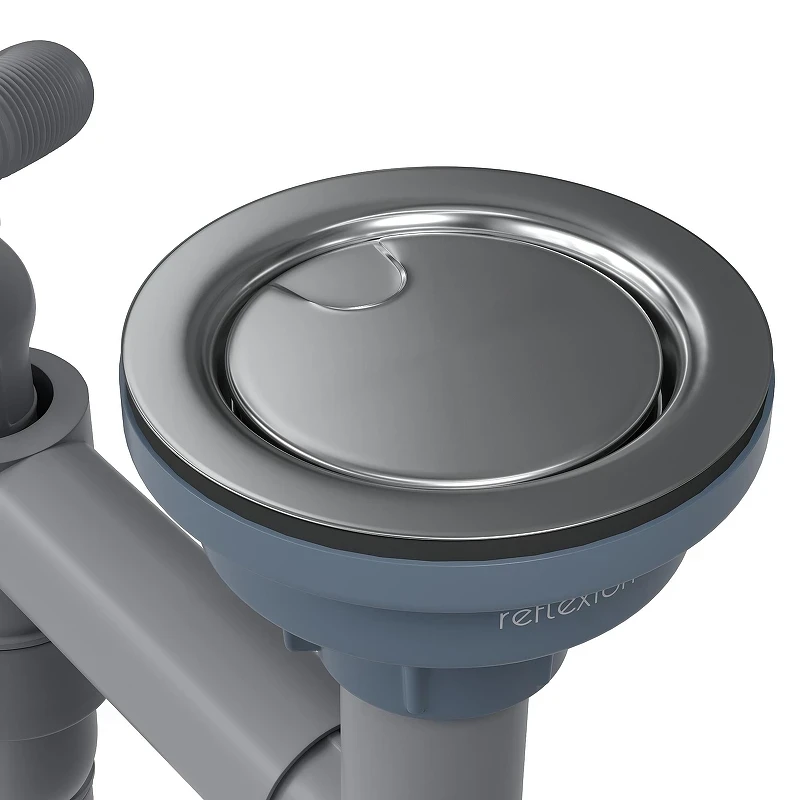 Кухонная мойка Reflexion Iseo 40 RX2240SS цвет Полированная сталь