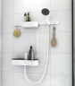 Смеситель для душа Hansgrohe WallStoris 24250700 с термостатом цвет Белый матовый