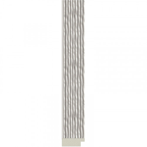 Зеркало Evoform Octagon 58х58 BY 3683 в багетной раме - Волна алюминий 46 мм