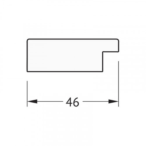 Зеркало Evoform Octagon 58х58 BY 3683 в багетной раме - Волна алюминий 46 мм