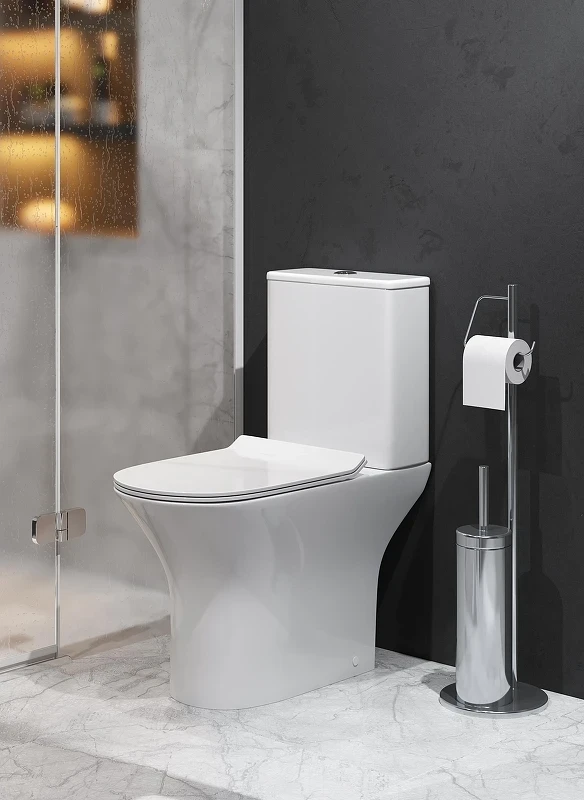 Унитаз компакт Grossman Classic GR-4465SQ цвет Белый глянцевый с бачком и сиденьем